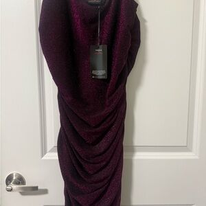 Trendy Purple Sparkle Dress